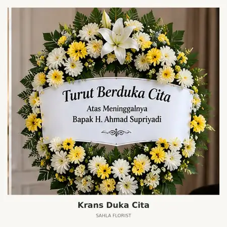 Krans Bunga Duka Rs Eka Hospital Bsd